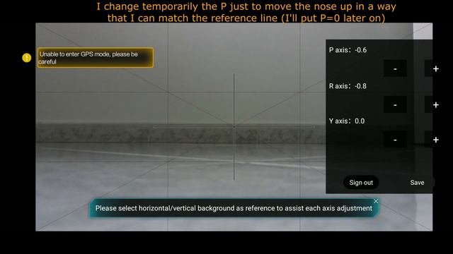 FIMI X8 Mini & X8SE - (advanced) Gimbal Horizontal Calibration