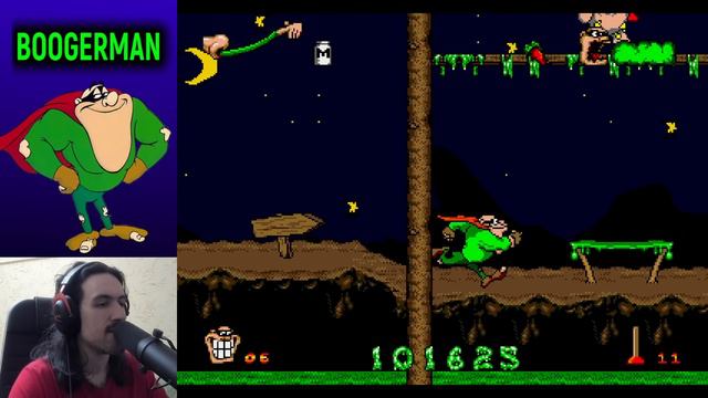 СЕГА БУГЕРМЕН БЕЗ УРОНА И БЕЗ СМЕРТЕЙ - Boogerman Sega No Damage and No Death Walkthrough Retro смотреть онлайн