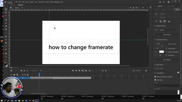 Adobe animate how to change background color 2023 | @skillswave смотреть онлайн
