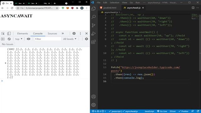 كورس JAVASCRIPT - يعنى ايه Async Await смотреть онлайн