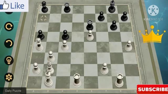 Daily puzzle - 14 || Chess trick || New trick 2020 || Chess Champion || смотреть онлайн