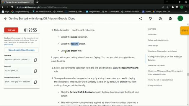 Getting Started with MongoDB Atlas on Google Cloud [ GSP1093 ] 2022 Lab Solution смотреть онлайн