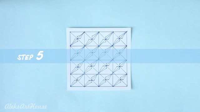 Zentangle step by step tutorial #43 смотреть онлайн