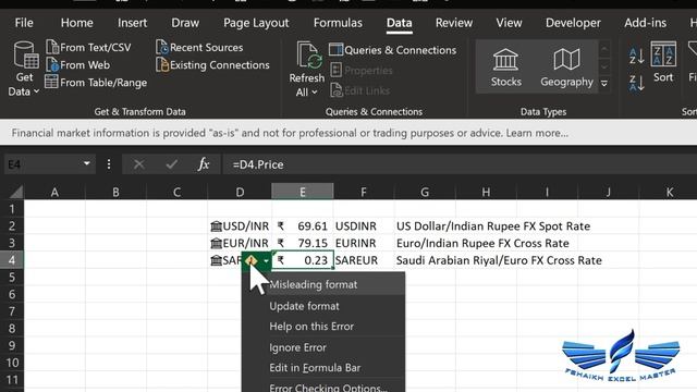 Extract Real Time Currency Exchange Price In Excel (macOS & Windows) смотреть онлайн