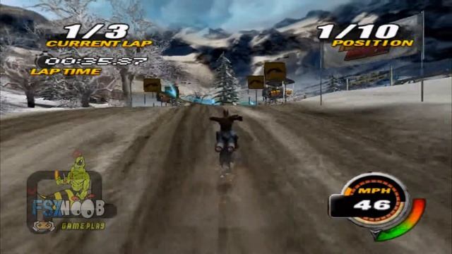 Nitrobike - Poor Racing Game - Gameplay PS2 HD смотреть онлайн