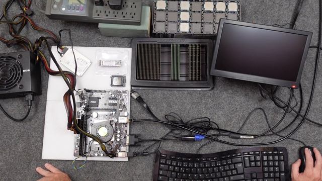 MSI B150M PRO-D Test with Intel i5-6600 CPU смотреть онлайн