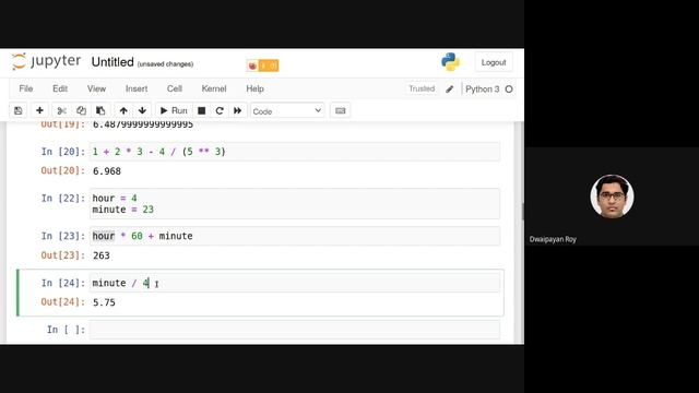 7. Python operators and expressions смотреть онлайн