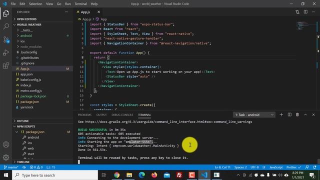 Weather App React Native | Part 02 смотреть онлайн