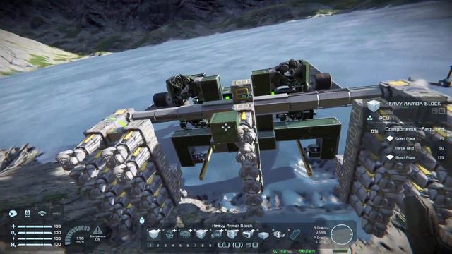 Space Engineers Infinite Rail Miner Rig Part 1 смотреть онлайн