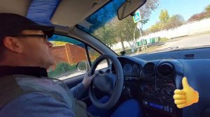 Испытания на разгон Дэу Матиз, обзор за рулём автомобиля. #дэуматиз