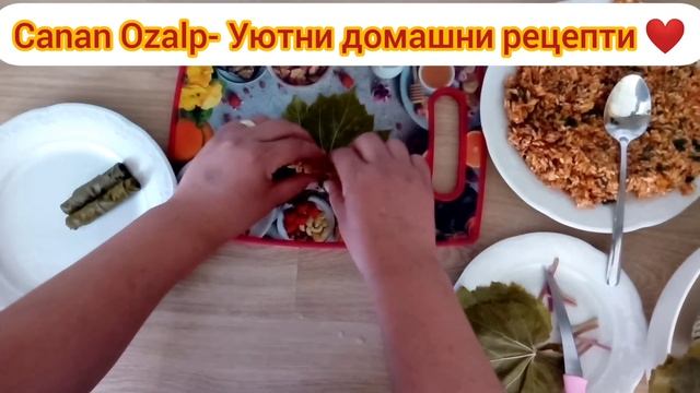 Постни лозови сарми.. Съхранение на лозови листа във фризер.. смотреть онлайн