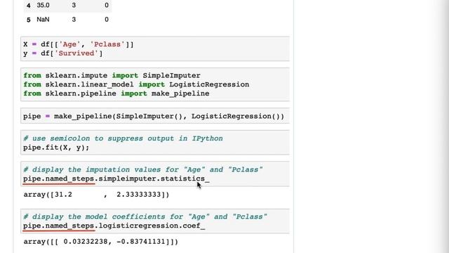 Examine the intermediate steps in a Pipeline смотреть онлайн