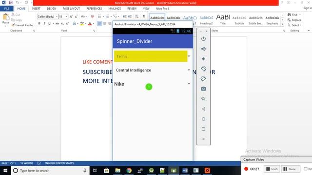 Android Spinner Divider Color Style Programmatically смотреть онлайн