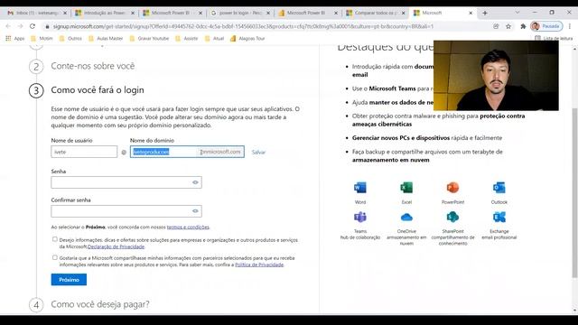 [Power BI] Como criar uma conta gratuita no Power BI смотреть онлайн