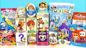 ЗВЕРИНЫЙ Mix! Сюрпризы, игрушки Мимимишки, Natoons, Paw Patrol Sweet Box, Kinder Surprise unboxing