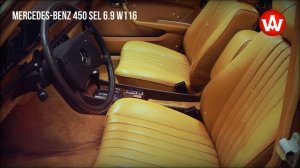 W116 Mercedes-Benz 450 SEL 6.9 powerful S-class, 1979