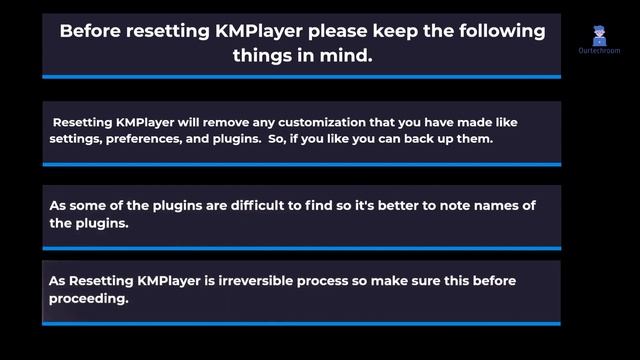 Reset KMPlayer To Default Settings In Minutes | Step-by-Step