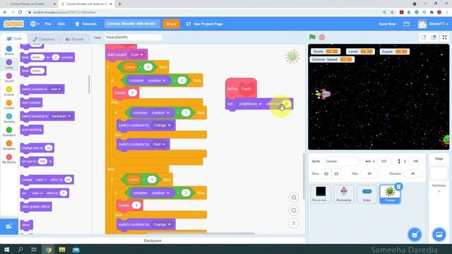 How to make a Corona Shooter Game in Scratch 3.0 | with Levels | Scratch 3.0 Tutorial смотреть онлайн