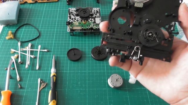 Panasonic RX-DT75 (Cassette drive repair video) смотреть онлайн