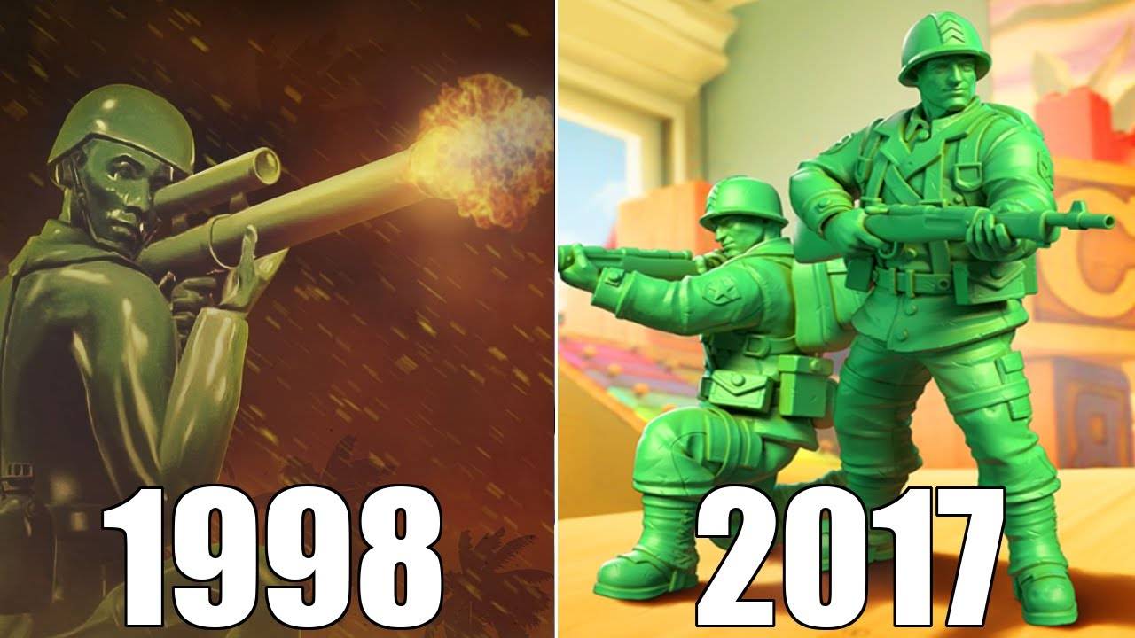 Эволюция серии игр Army Men [1998-2017] смотреть онлайн