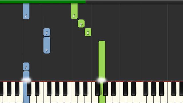 Babar Theme Song (Slow Easy) Piano Beginner Tutorial 4K смотреть онлайн