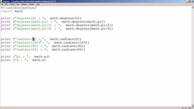 Python - Trigonometric Misc Functions смотреть онлайн