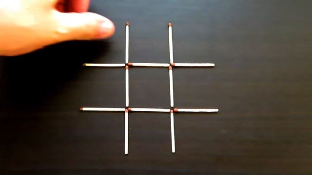 РЕШЁТКА. Переложите 4 спички так, чтобы получилось 3 квадрата ? Головоломка со спичками. Эпизод 55 смотреть онлайн