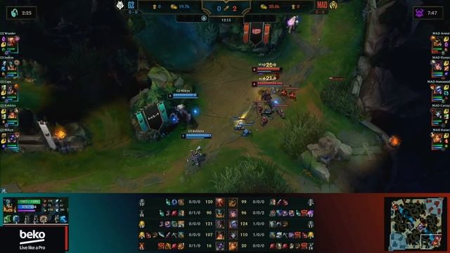 G2 vs. MAD - Неделя 1 День 1 | LEC Весенний сплит | G2 Esports vs. MAD Lions (2021) смотреть онлайн