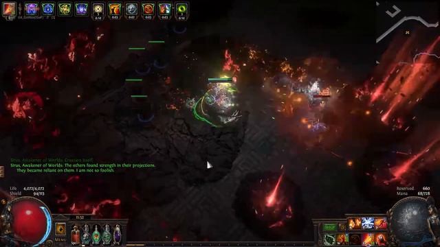 Path of Exile 3.19 Explosive Arrow Ballista Totem Elementalist VS Sirus смотреть онлайн