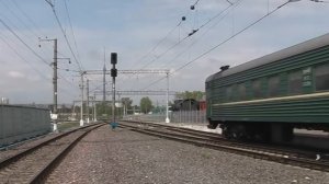 Паровоз Л-5259, 2010 год, на Рижском вокзале