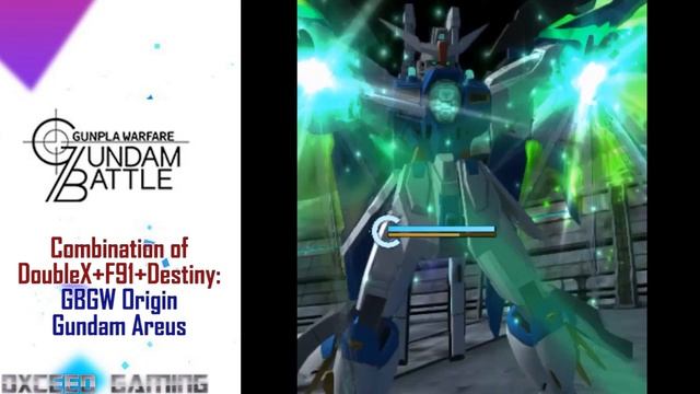 Gundam Areus EX Skills Showcase [ Gundam Battle: Gunpla Warfare ] смотреть онлайн