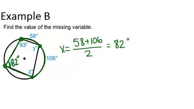 Inscribed Quadrilaterals in Circles: Examples (Geometry Concepts) смотреть онлайн