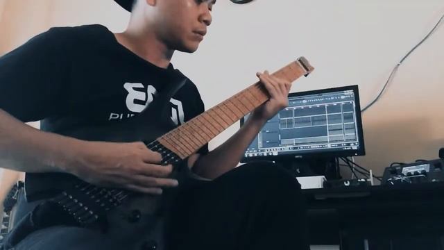 DJ Blyatman & DLB - Kamaz 7 string metal guitar cover смотреть онлайн