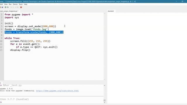 Pygame: Manejo de imágenes смотреть онлайн