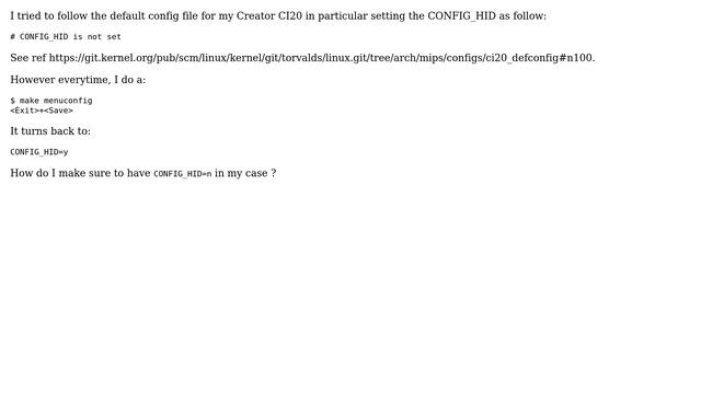 How do change a particular option in linux kernel config file? смотреть онлайн