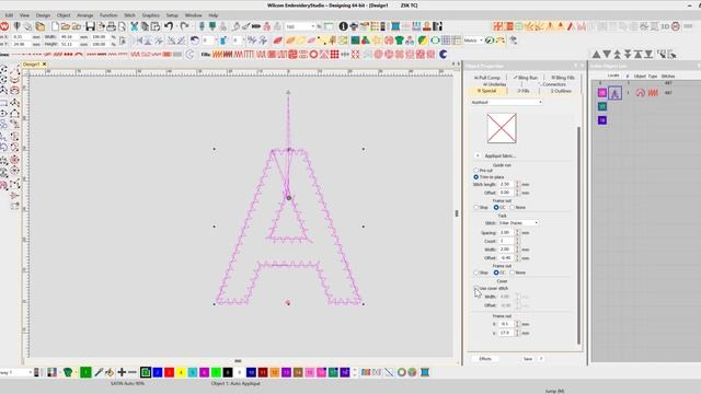 Wilcom Tutorial - Turning Lettering into Applique смотреть онлайн