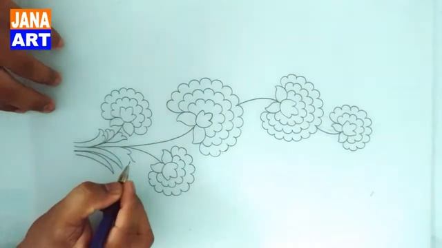 How To Process Tracing Paper Flower Design With 0.5mm Lead Pencil смотреть онлайн
