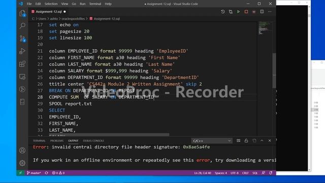 PLSQL Formatting Reports with a bit of git смотреть онлайн