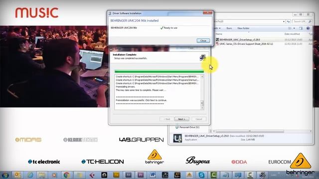 Behringer UMC Interface Setup - Driver Install And Audio Preferences Setup PC/MAC