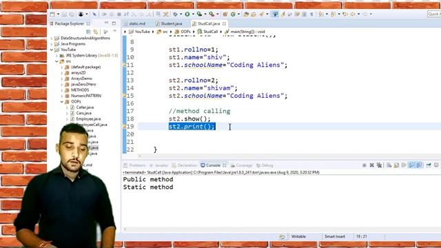 Static Method in Java | Use of Static Keyword in Java | Coding Wallah смотреть онлайн