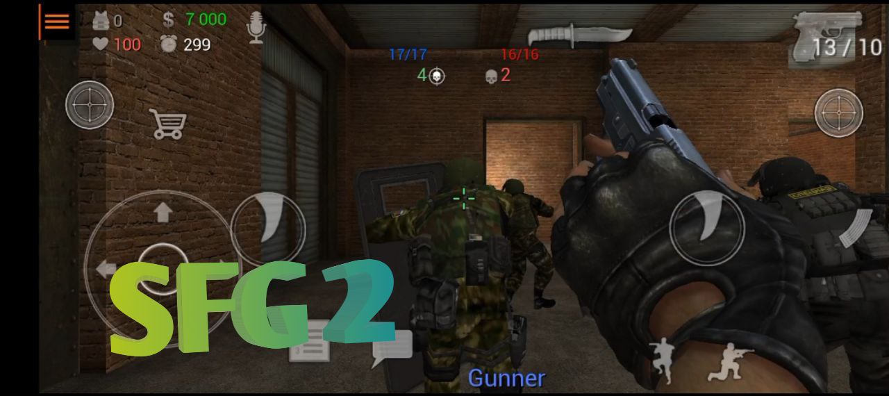 Играю в СФГ 2 с ботами (круто) SpecialForcesGroup2