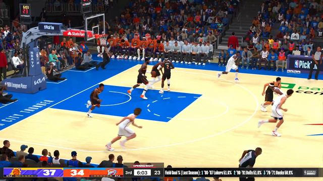 NBA 2K24 (PS5) Phoenix Suns vs. Oklahoma City Thunder [4K ULTRA HD | GODLIKE QUALITY] смотреть онлайн