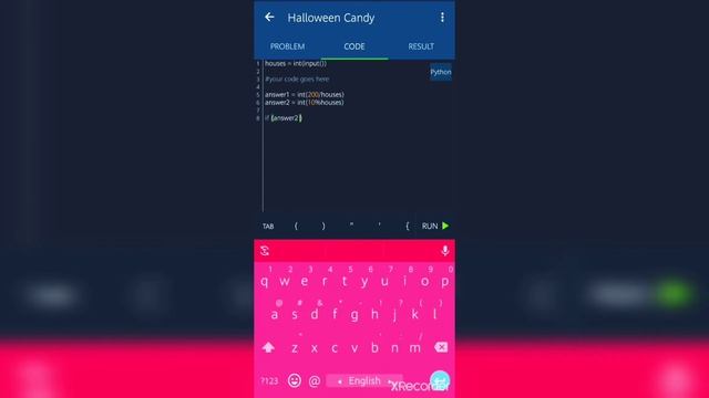 Halloween Candy Problem Solution in Python || Sololearn смотреть онлайн