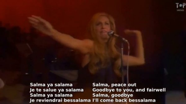 Dalida - Salma Ya Salama - English Lyrics French Paroles