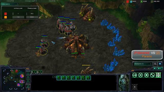 NTLkrayZ Starcraft 2 in HD 021 PvZ Severd VS Parano смотреть онлайн