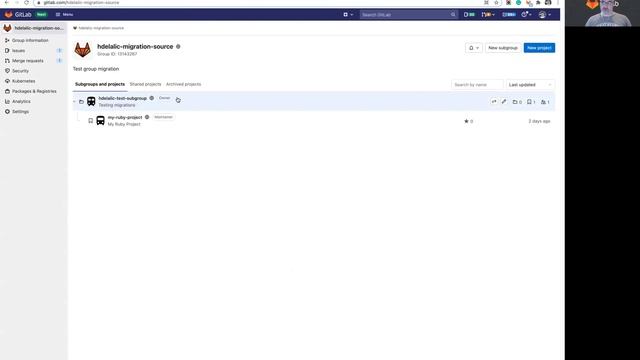 Walkthrough: GitLab Group Migration смотреть онлайн