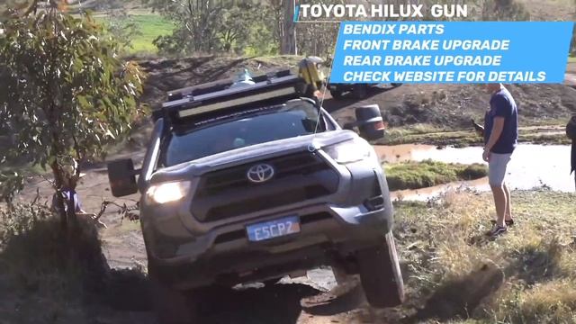 Toyota Hilux GUN Brake Upgrade смотреть онлайн