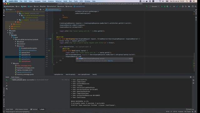 [gRPC #11.2] Implement server-streaming gRPC API - Java смотреть онлайн