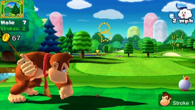 Mario Golf World Tour Walkthrough - Forest Course Challenges - 100 Coins (Nintendo 3DS) смотреть онлайн