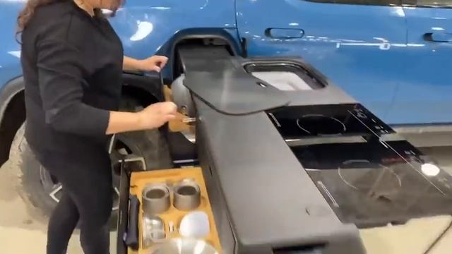 Rivian R1T Camp Kitchen Walkthrough with RJ смотреть онлайн